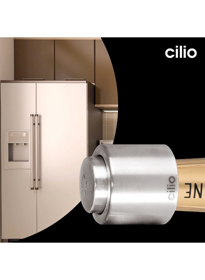 Cilio Stainless Steel Champagne Sealer, Bottle Stopper for Sealing Champagne Bottles Large - Image 5